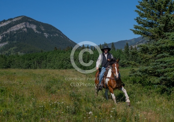 Galloping on The Lost Trail Ride