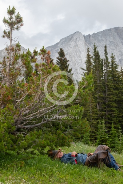 Dewey on te Anchor D Lost Trail Ride
