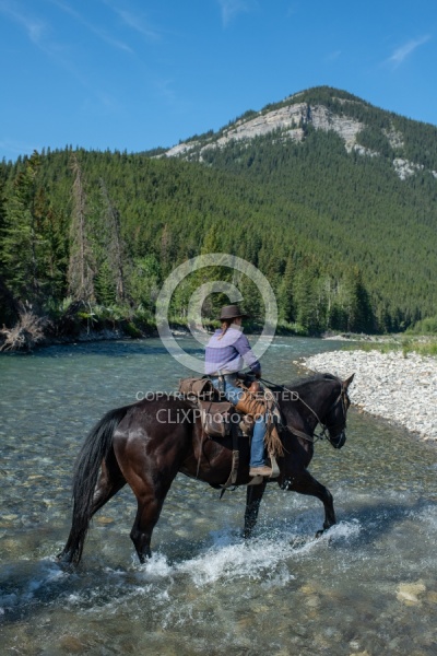 River Crossing - The Lost Trail Ride - Anchor D