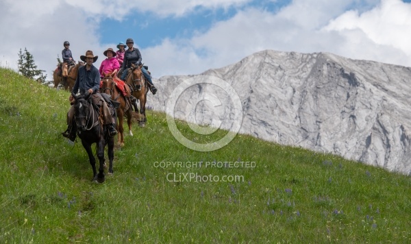 On the Trail with Anchor D Lost Trail Ride