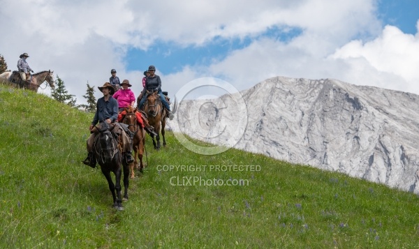 On the Trail with Anchor D Lost Trail Ride