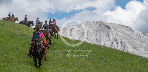 On the Trail with Anchor D Lost Trail Ride