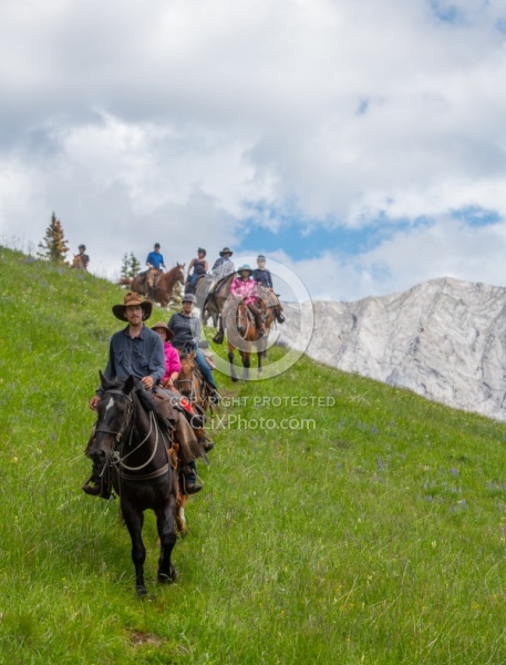 On the Trail with Anchor D Lost Trail Ride