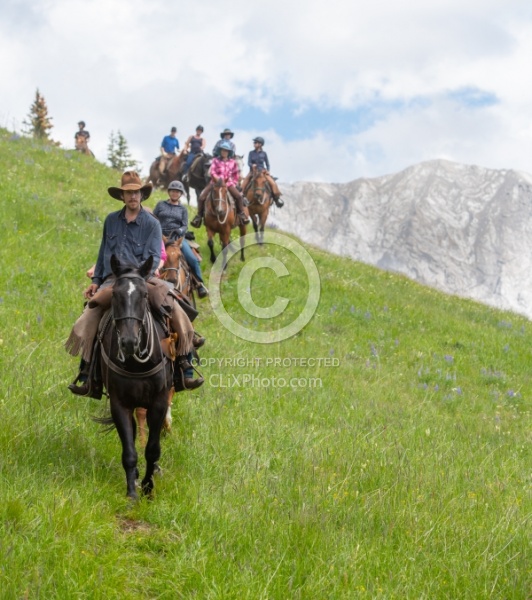 On the Trail with Anchor D Lost Trail Ride