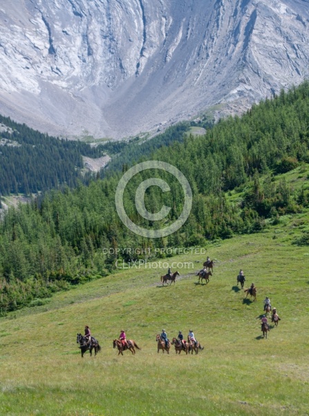 On the Trail with Anchor D Lost Trail Ride