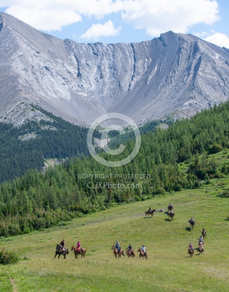 On the Trail with Anchor D Lost Trail Ride