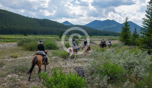 On the Trails - Lost Trail Ride - Anchor D