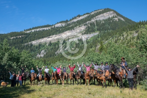 In Camp - Anchor D - Lost Trail Ride