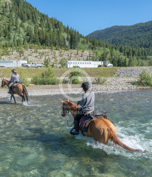 River Crossing - The Lost Trail Ride - Anchor D