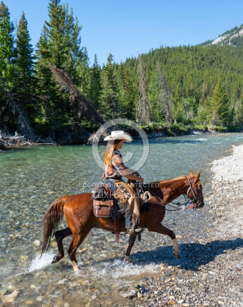 River Crossing - The Lost Trail Ride - Anchor D