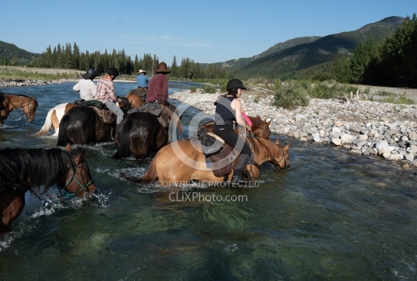 River Crossing - The Lost Trail Ride - Anchor D