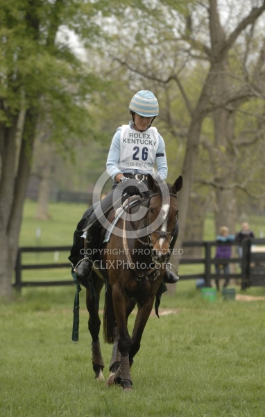 Cooling down in the Vet Box Rolex 2008