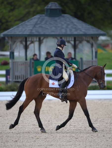 Jessica Hampf and High Society III Rolex 2011