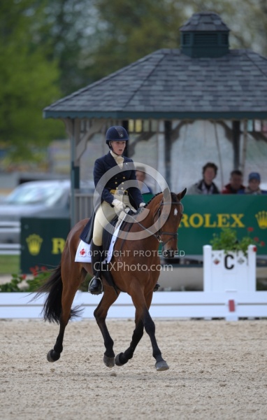 Jessica Hampf and High Society III Rolex 2011