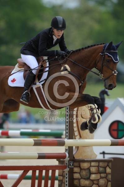Jessica Hampf and High Society III Rolex 2011