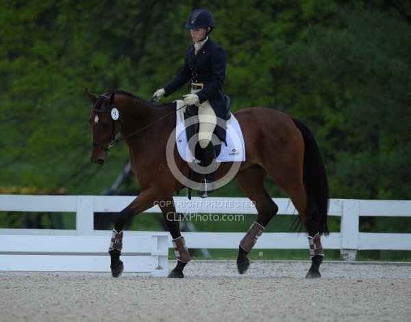 Jessica Hampf and High Society III Rolex 2011
