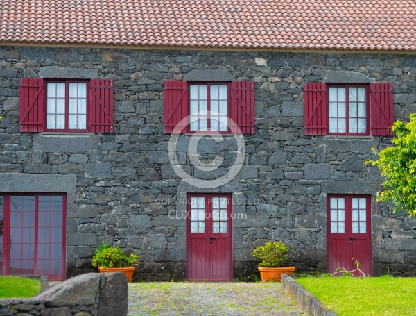 Town of Cedros Faial Azores