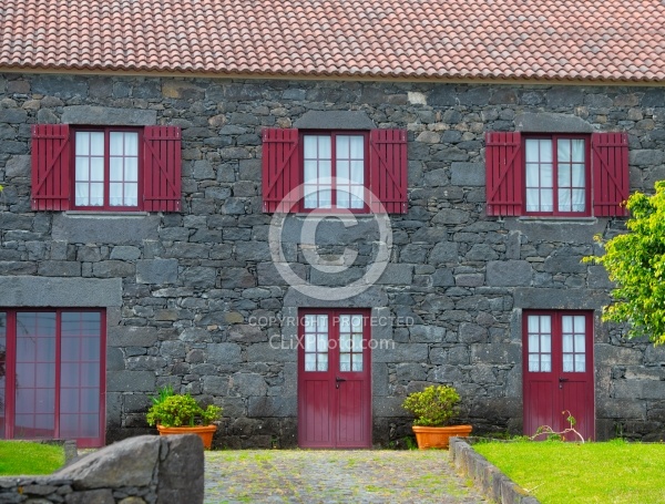 Town of Cedros Faial Azores