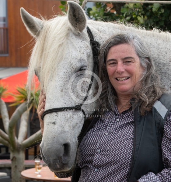 Shawn and her Lusitano Mount Calli