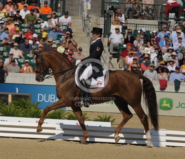 Alltech WEG Dressage, Ashely Holzer & Pop Art Ashley Holzer and Pop Art