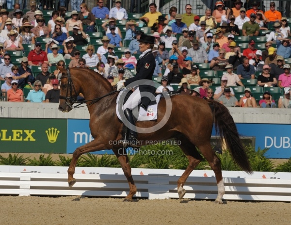Alltech WEG Dressage, Ashely Holzer & Pop Art Ashley Holzer and Pop Art