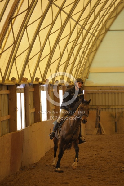 Riding in Indoor Arena