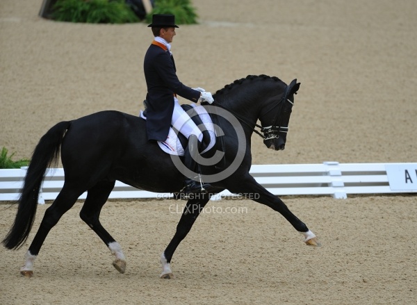 Alltech WEG Dressage, Edward Gal NED  & Moorlands Totilas Edward Gal and Totilas