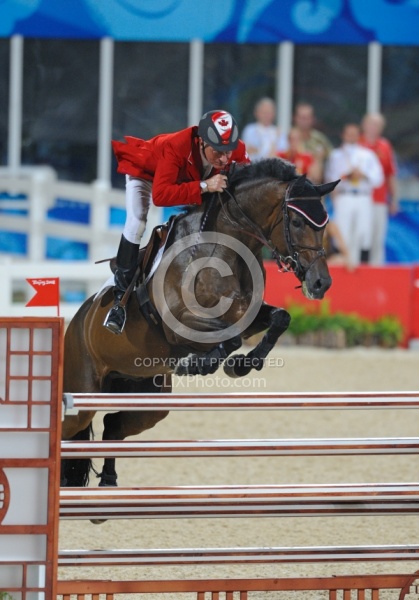 Mac Cone and Ole competing in the Hong Kong Olympics