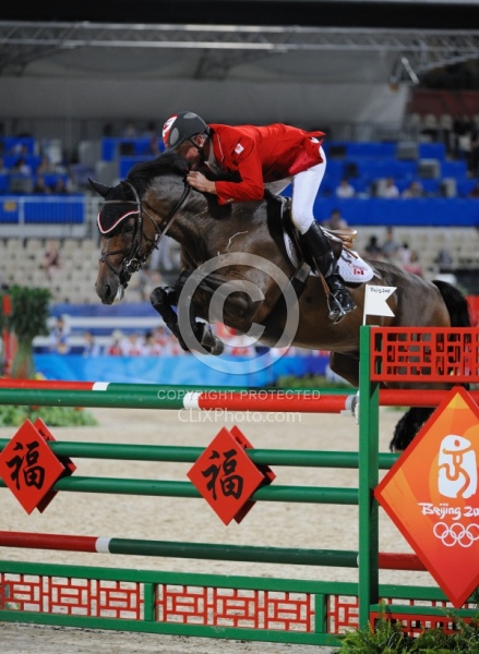 Mac Cone and Ole competing in the Hong Kong Olympics