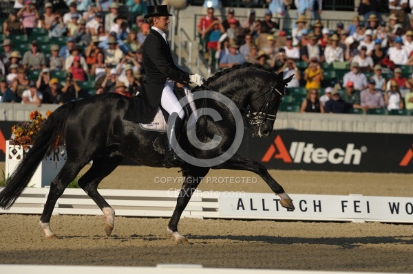 Alltech WEG Dressage, Edward Gal NED  & Moorlands Totilas Edward Gal & Moorlands Totilas