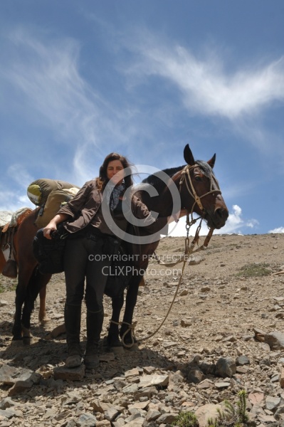 Shawn on the Crossing the Andes trip