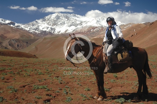 Shawn on the Crossing The Andes Trip