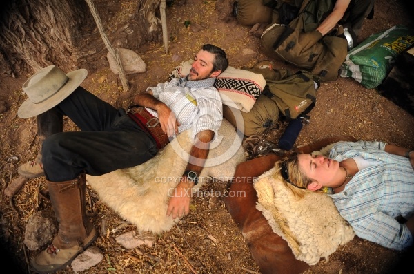 Andres and Tatiana after the Crossing of the Andes ride
