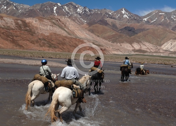 Crossing The Andes River Crossing on the Crossing of the Andes Ride