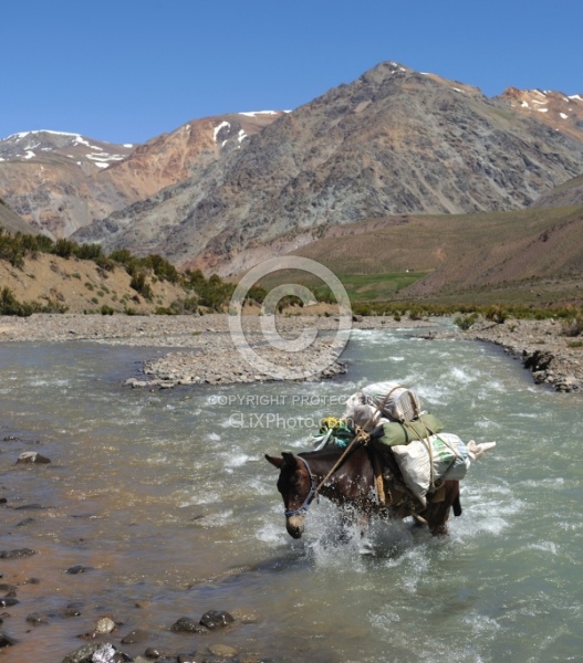 Crossing The Andes River Crossing 