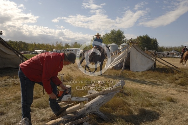 Wild Deuce Working Mountain Horse Competition