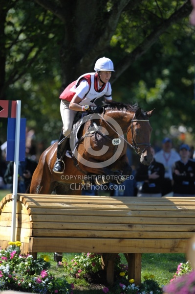 Rebecca Howard and Riddle Master WEG 2010