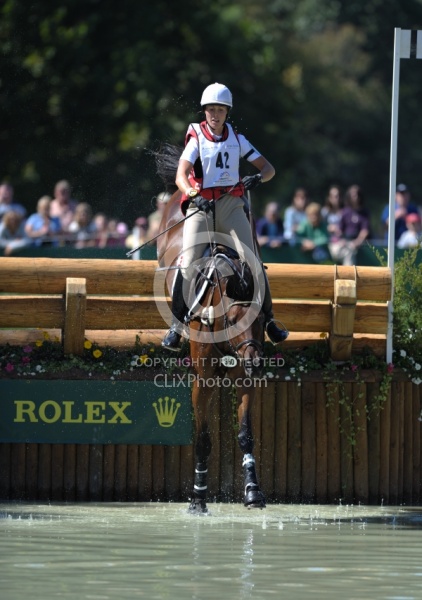 Rebecca Howard and Riddle Master WEG 2010