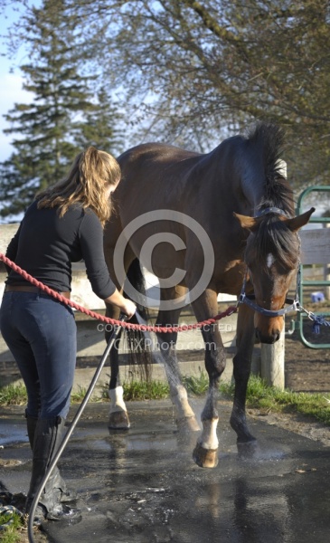 Bathing In Outdoor Washstall Hilltop 