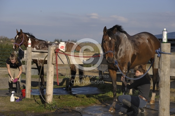 Bathing In Outdoor Washstall Hilltop 