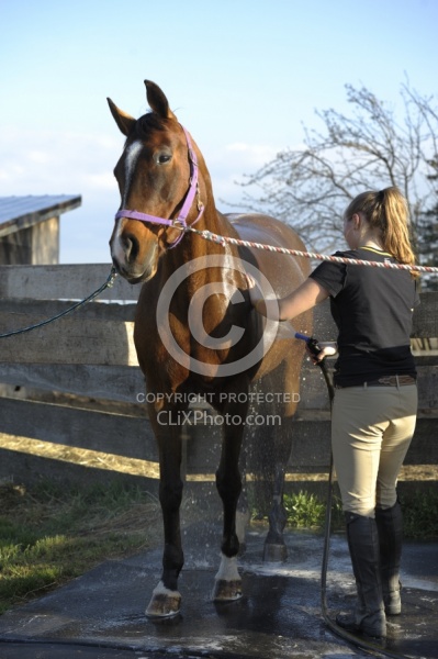 Bathing In Outdoor Washstall Hilltop 