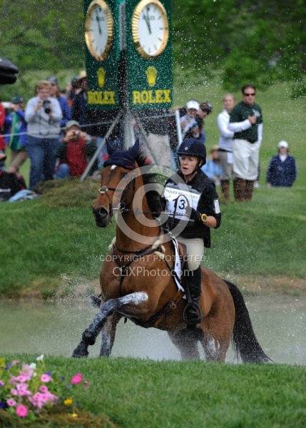 Jessica Hampf and High Society III Rolex 2012
