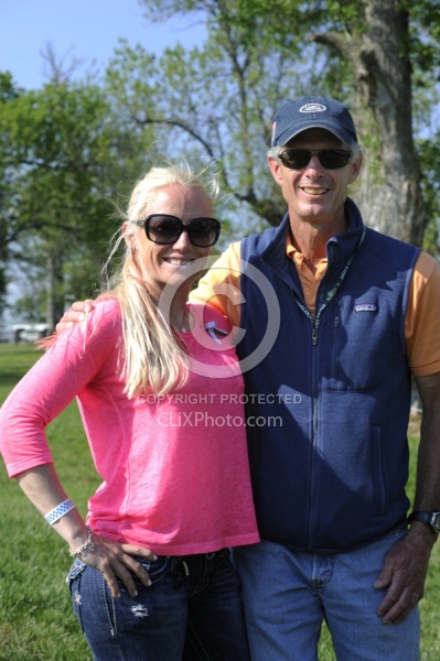 Cross country Course Designer Derek di Grazia and Canadian Eventer Hawley Bennett Rolex 2012