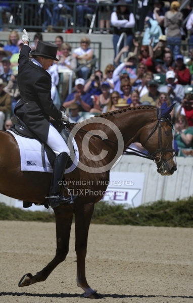 Karen O'Connor and Mr. Medicott Rolex 2012