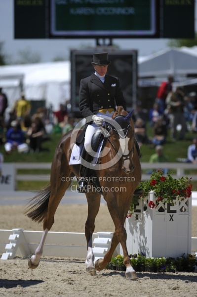 Karen O'Connor and Mr. Medicott Rolex 2012