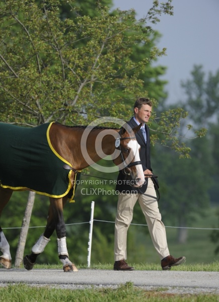Boyd Martin and Otis Barbotiere Rolex Three Day Jog Up