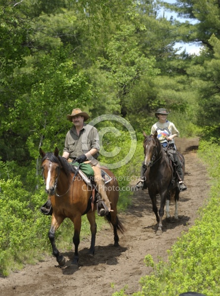 Camping at Otter Creek, Trail Riding