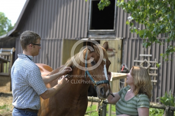 Vet Giving Vaccinations