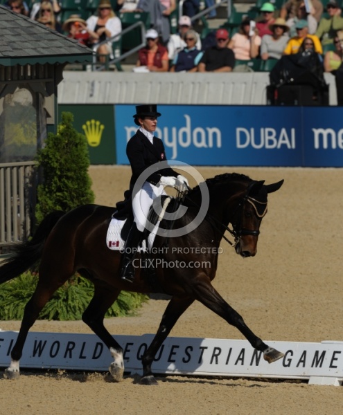 Belinda Trussell and Anton WEG 2010