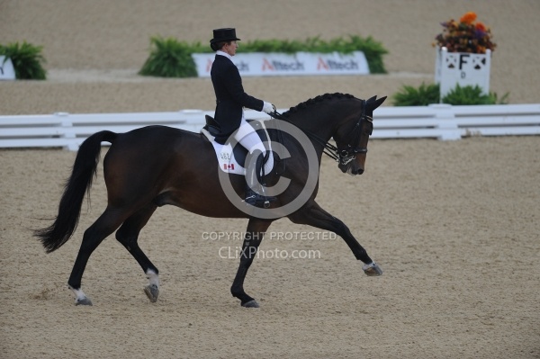 Belinda Trussell and Anton WEG 2010